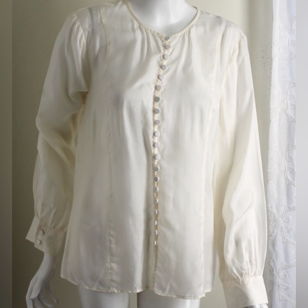 Button down JCrew silk top